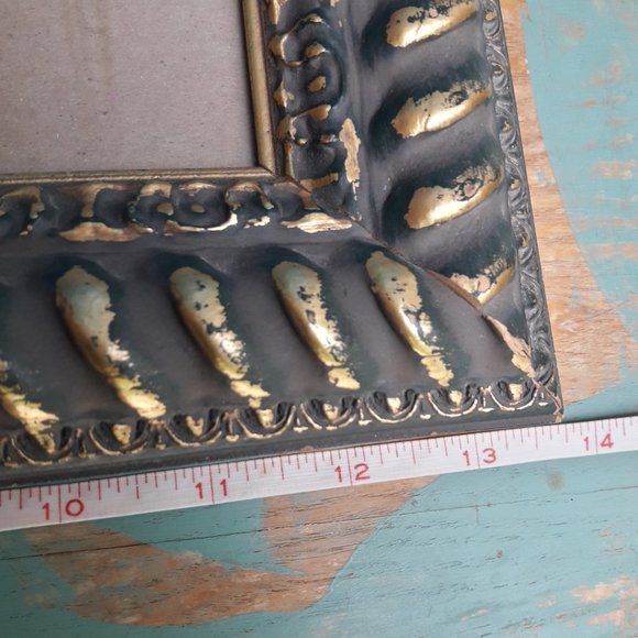 Gold Photo Frame Vintage Picture Frame Table Top Wall Decor Gold Leaf Guilding - Picture 6 of 17